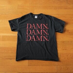 Gildan Kendrick Lamar DAMN Tour T-Shirt Mens Black Rap Tee Graphic Size L 2017